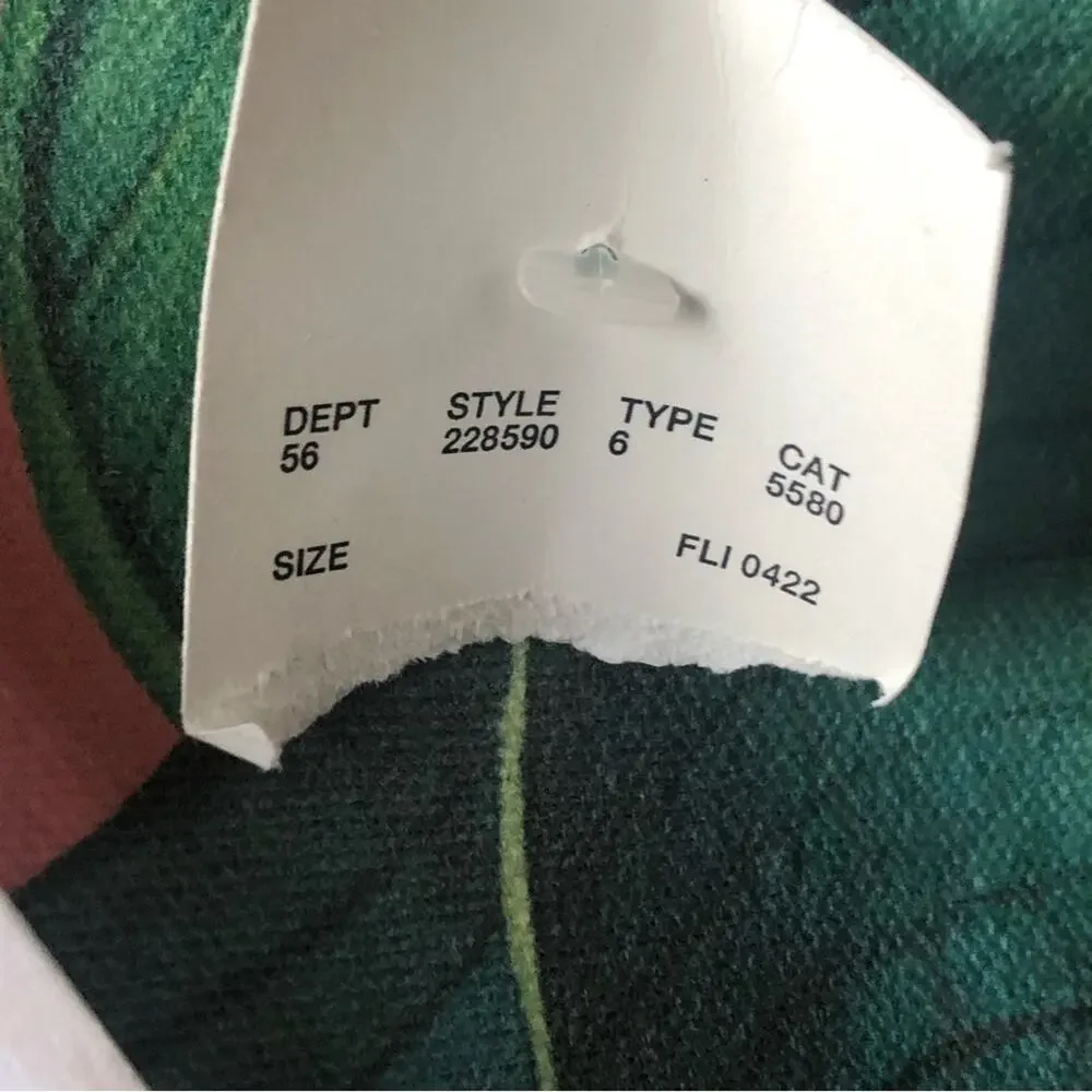 NWT Tommy Bahama cotton and jute tropical pink and green tote - Picture 5 of 5